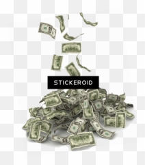 Download Falling Money - Bag Of Cash Png PNG Image with No Transparent Gif