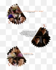 Buffy And Angel - French Monkeys Oz u0026 Willow 25 Because Document Seal png