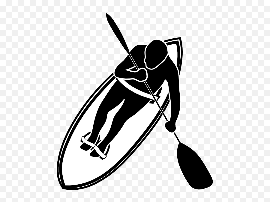 Free Paddle Board Silhouette Download - Waveski Vector Png,Paddleboard Icon