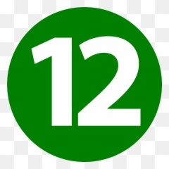 Number 12 Png Image With No - Icon