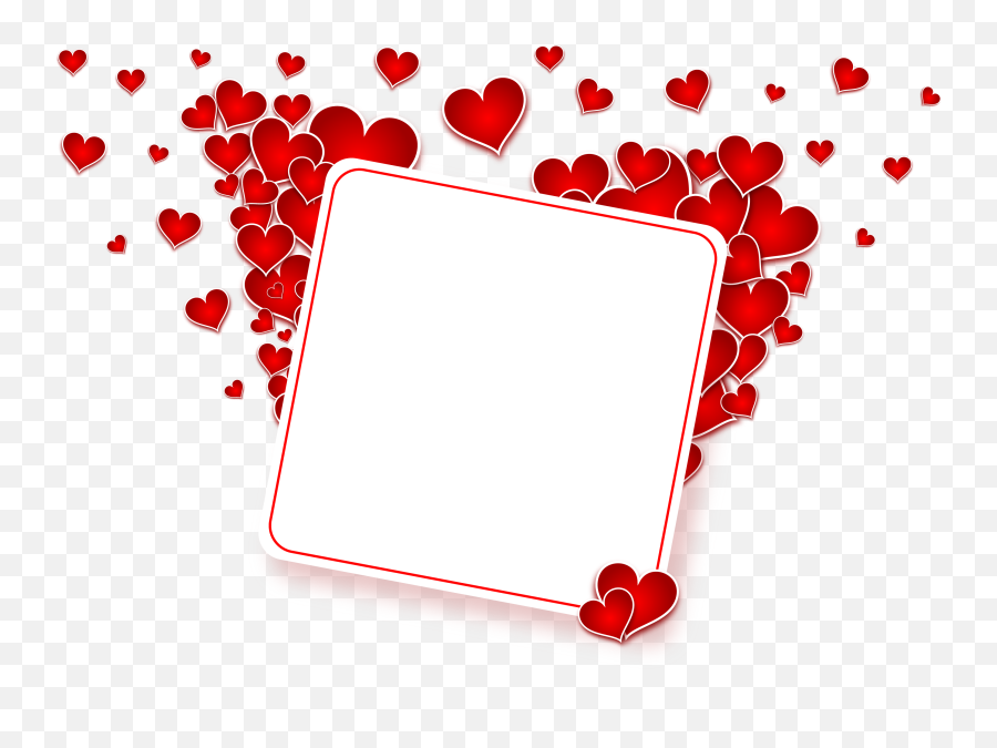 Love Heart Frame Png Image - Love Photo Frame Png,Heart Frame Png