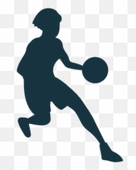 Basketball Player Female Running Outfit - Silueta Jugador De Baloncesto Png