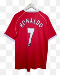 Manchester United Home 2006 - 2007 L Ronaldo 7 U2014 Tortoiseshirt Cristiano Ronaldo Png,Ronaldo Png