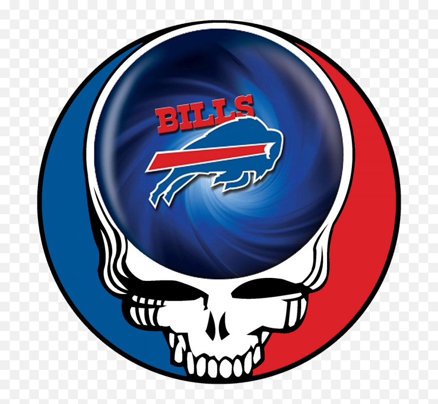 Buffalo Bills Skull Logo Iron - Grateful Dead Steal Your Face Png,Buffalo Bills Logo Image