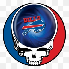 Buffalo Bills Skull Logo Iron - Grateful Dead Steal Your Face Png,Buffalo Bills Logo Image