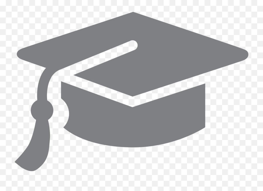 Download Hd Graduation Cap Gray - Graduation Hat Icon Purple Graduation Cap Icon Png,Graduation Hat Png