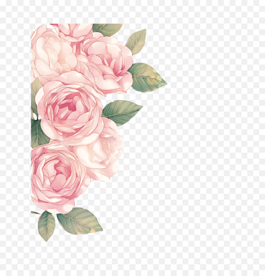 Cute Flower Png - 3739474 Vippng Pink Roses Png,Cute Flower Png