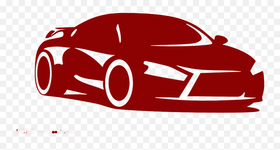 Sports Car Silhouette Tuning - Red Car Png Icon,Red Car Logo