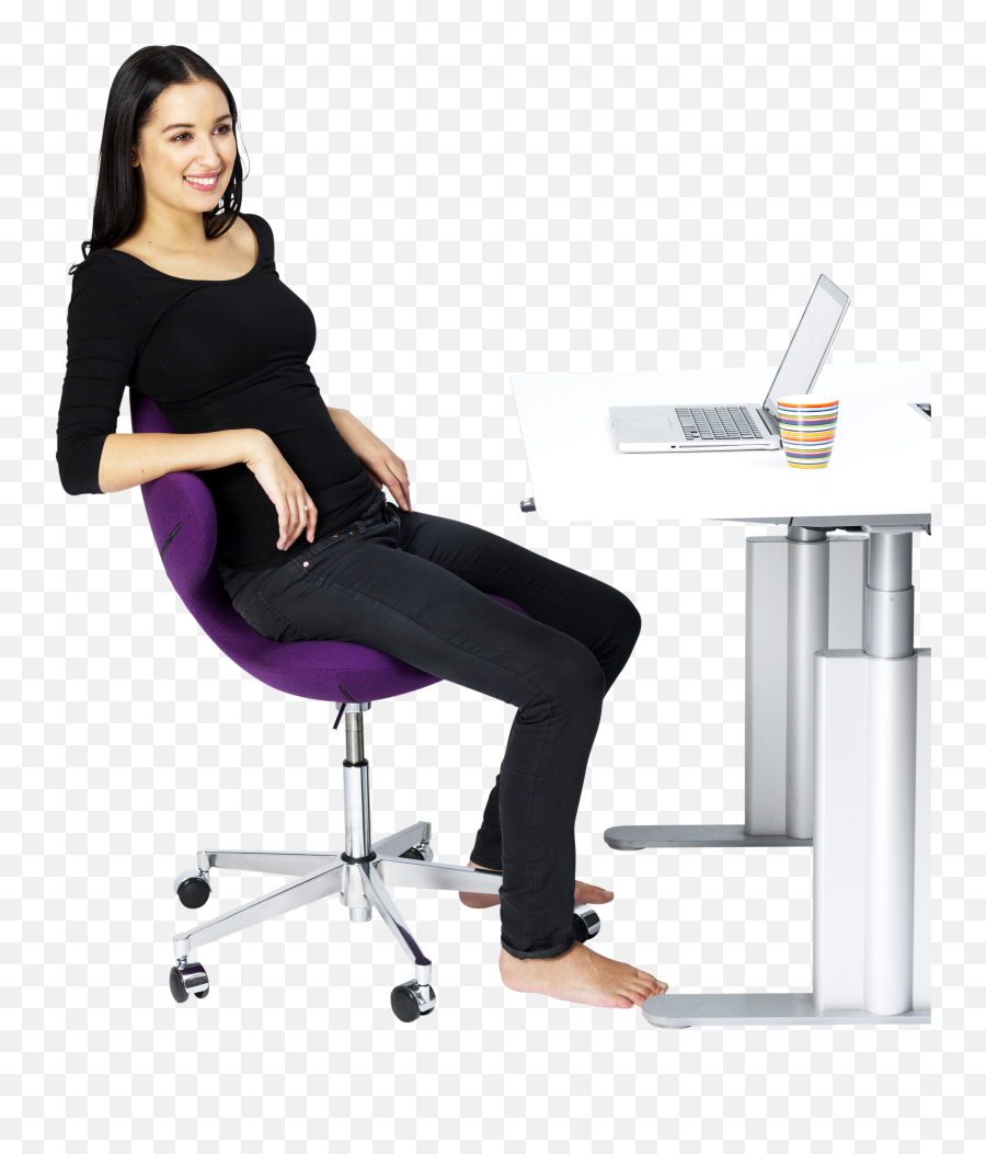 Person Sitting Png - Varier Active Saddle Person Sitting On Saddle Chair,Person Sitting Png