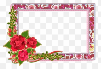 Flower Frame Png Transparent Images All - Photo Png