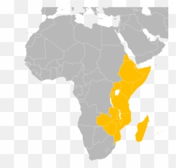 Eastern - Admixture In Africa Map Png,Africa Map Png