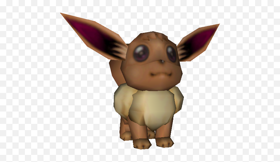 Nintendo 64 - Pokémon Stadium 2 133 Eevee The Models Cartoon Png,Eevee Png