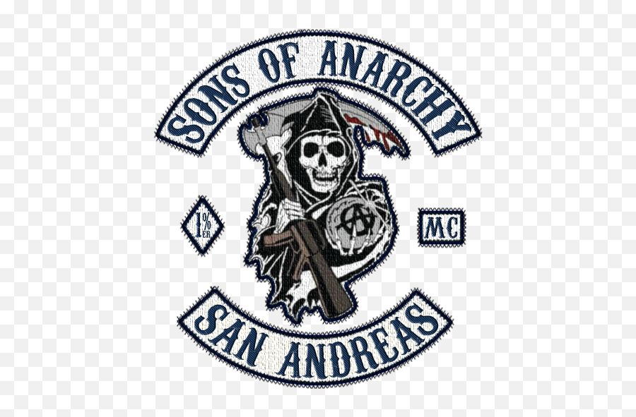 Sons Of Anarchy San Andreas Biker Patch - Gfx Requests Sons Of Anarchy San Andreas Png,Anarchy Symbol Png