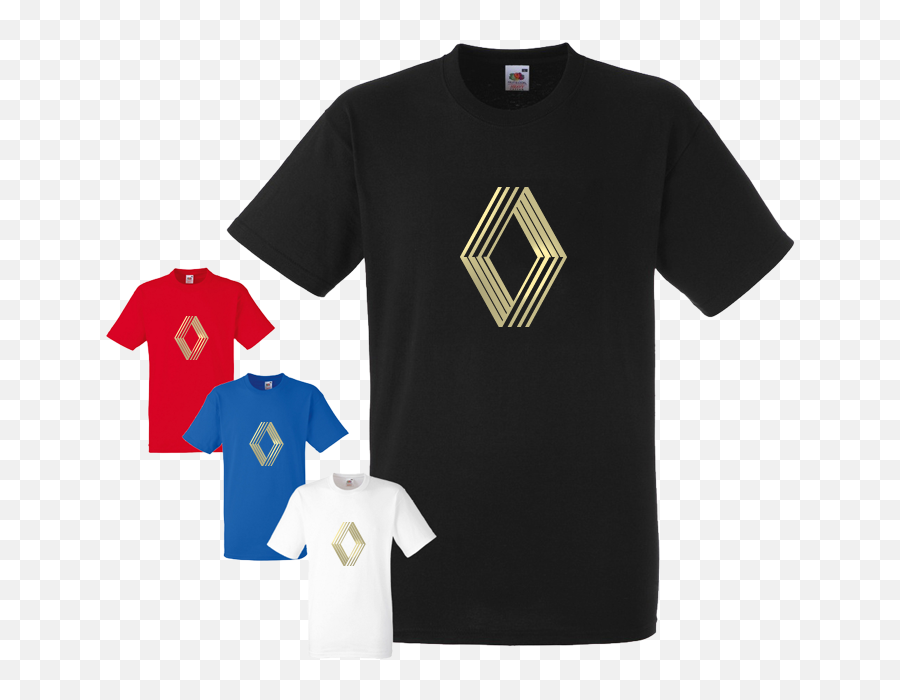 Renault Classic Logo Gold Design T - Shirt Harley Davidson T Shirt Gold Png,Renault Logo Png