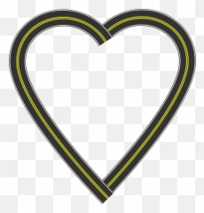 Clip Art Openclipart Heart Image Road - Png