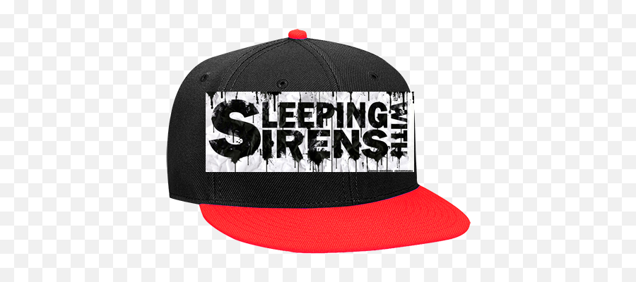 Sleeping With Sirens Snapback Flat Bill Hat - Baseball Cap Png,Sleeping With Sirens Logo
