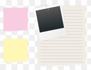Polaroid Paperclip Photo Post - Clip Png