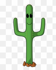 Cartoon Cactus - Clipart Library Animated Png Transparent Background
