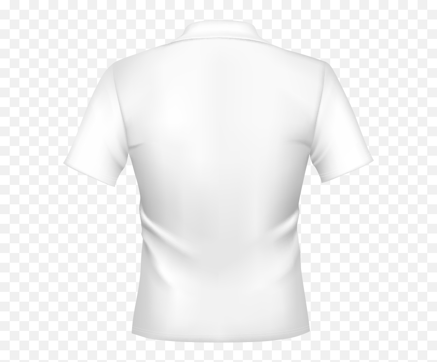 Menu0027s White Polo Shirt Png Transparent Images 18 Photos - Plain White T Shirt With Collar,Back Png