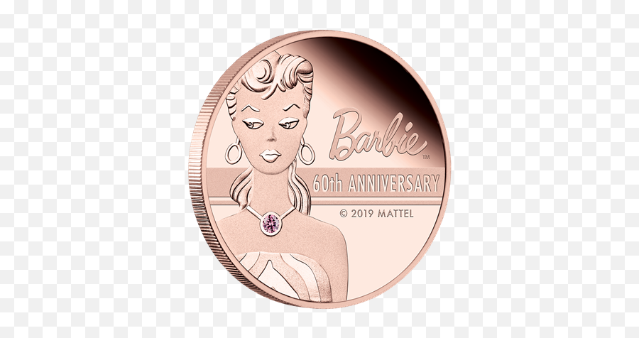 Barbie - 2 Oz Emkcom Barbie 50th Anniversary Png,Barbie Logo Png