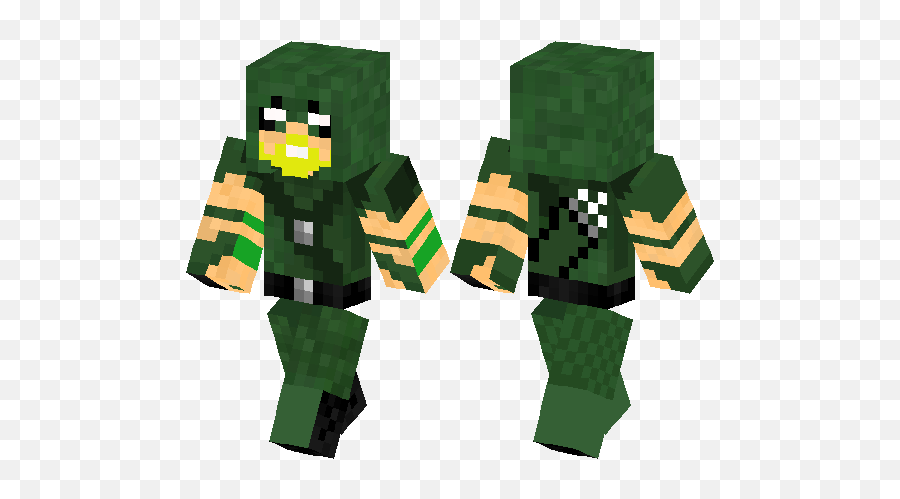 Green Arrow - Minecraft Green Arrow Skin Png,Minecraft Arrow Png