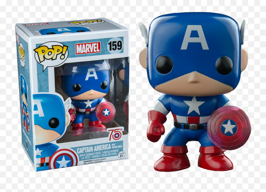 Marvel - Captain America Photon Shield Funko Pop Vinyl Figure Pop Addiction Funko Pop Collectables Merchandise Comics And Much More From Pop Captain America Png,Captain America Comic Png