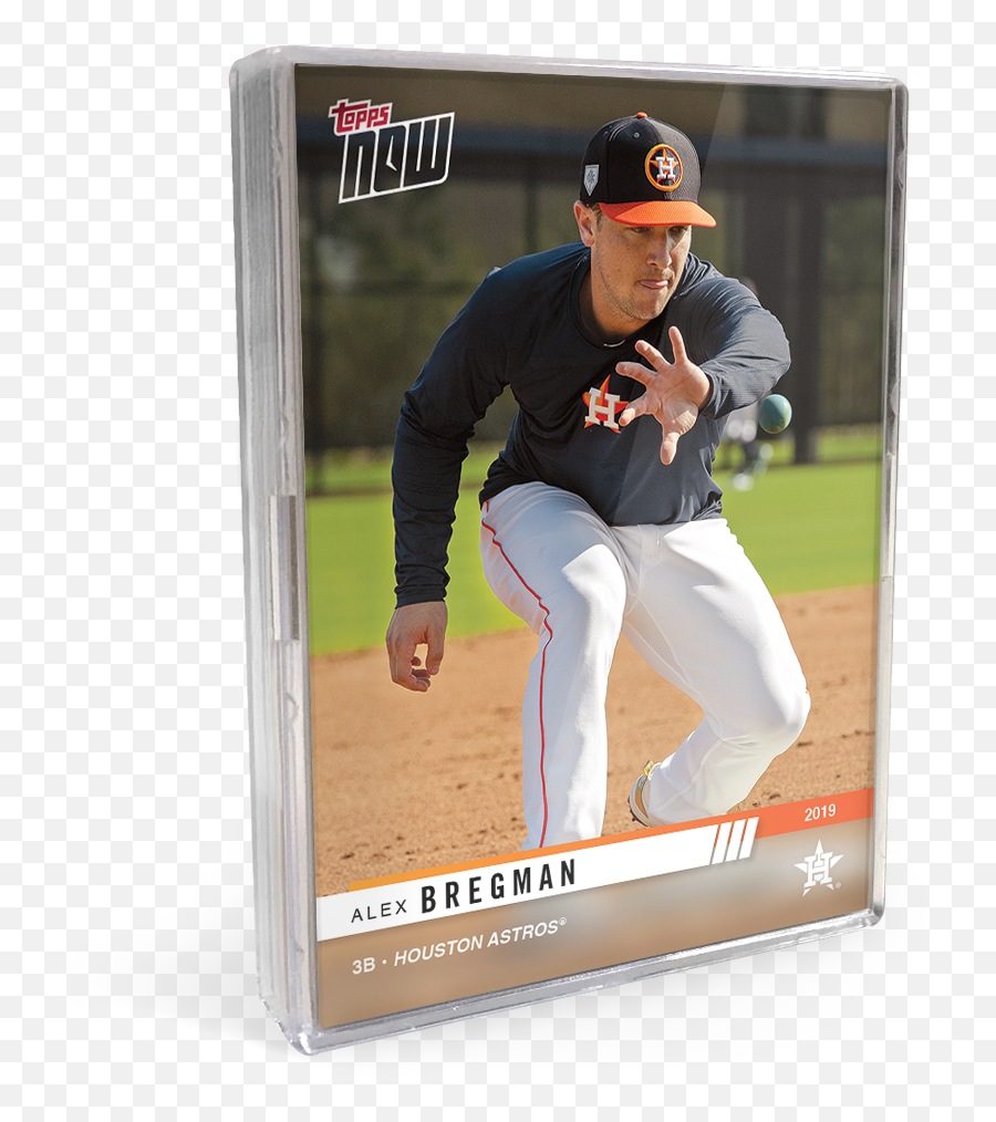 2019 Houston Astros Topps Now Road To Opening Day 16 - Card Team Set Autograph Edition Print Run 309 Baseball Uniform Png,Houston Astros Png