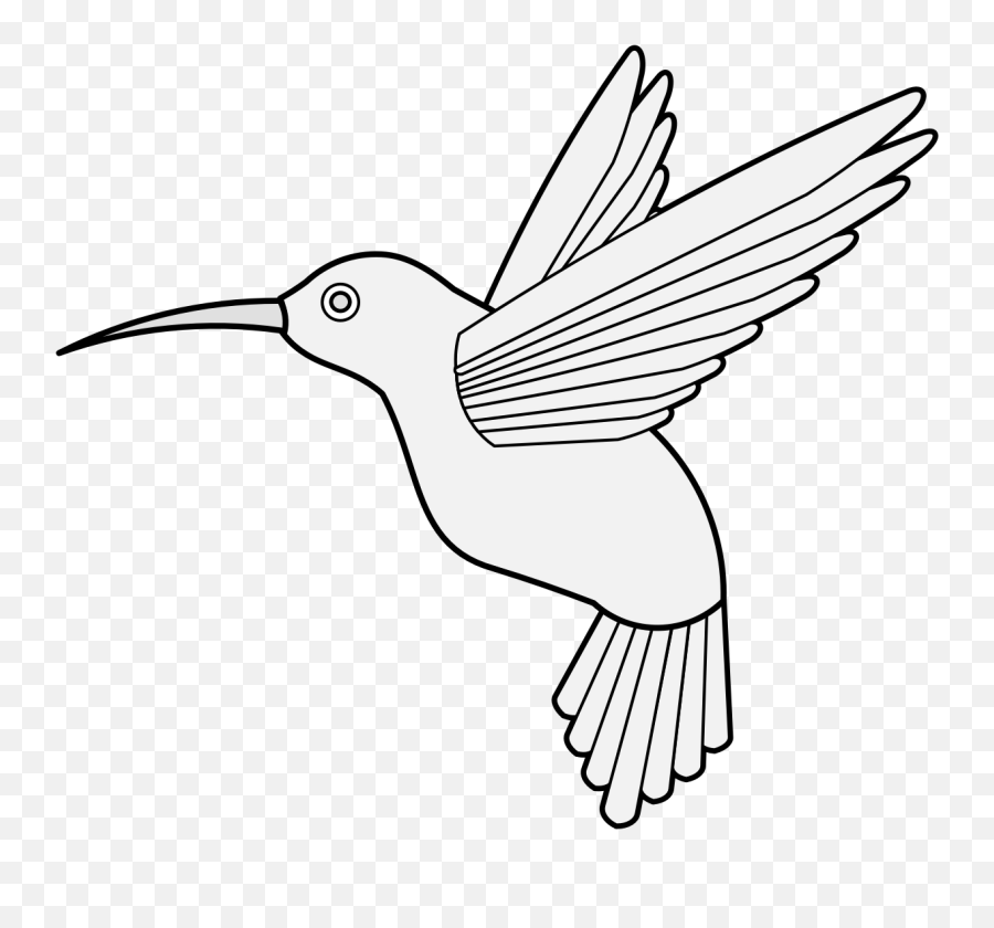 Hummingbird - Traceable Heraldic Art Hummingbird Pdf Png,Hummingbird Png