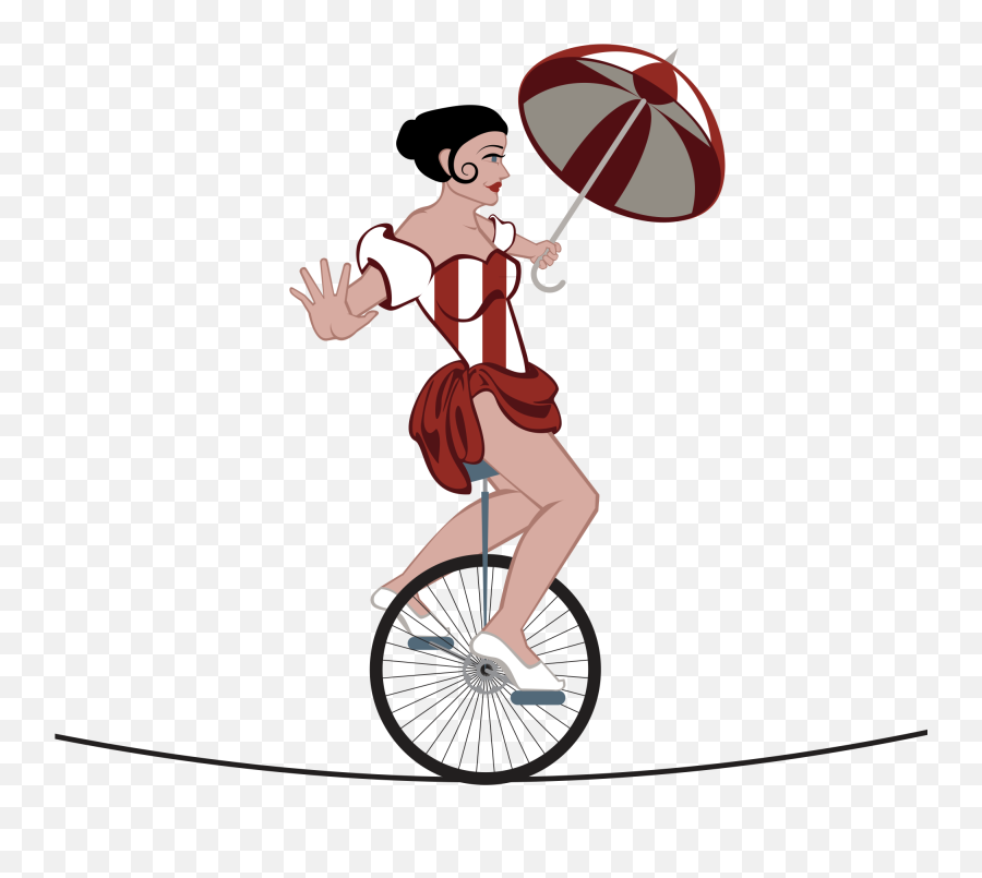 Unicycle Clip Art Transparent Png Image - Unicycle Circus Vector,Unicycle Png