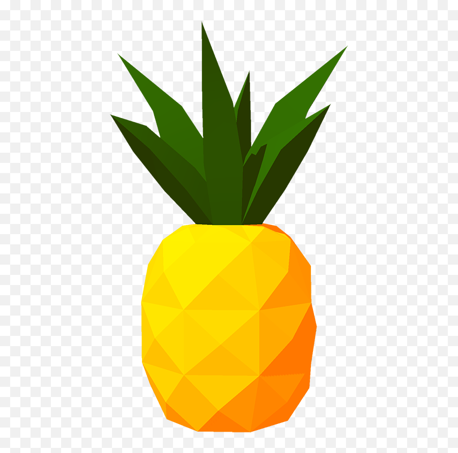 648 X 845 5 - Low Poly Pineapple 3d Model Clipart Full Low Poly Pineapple Png,Low Poly Logo
