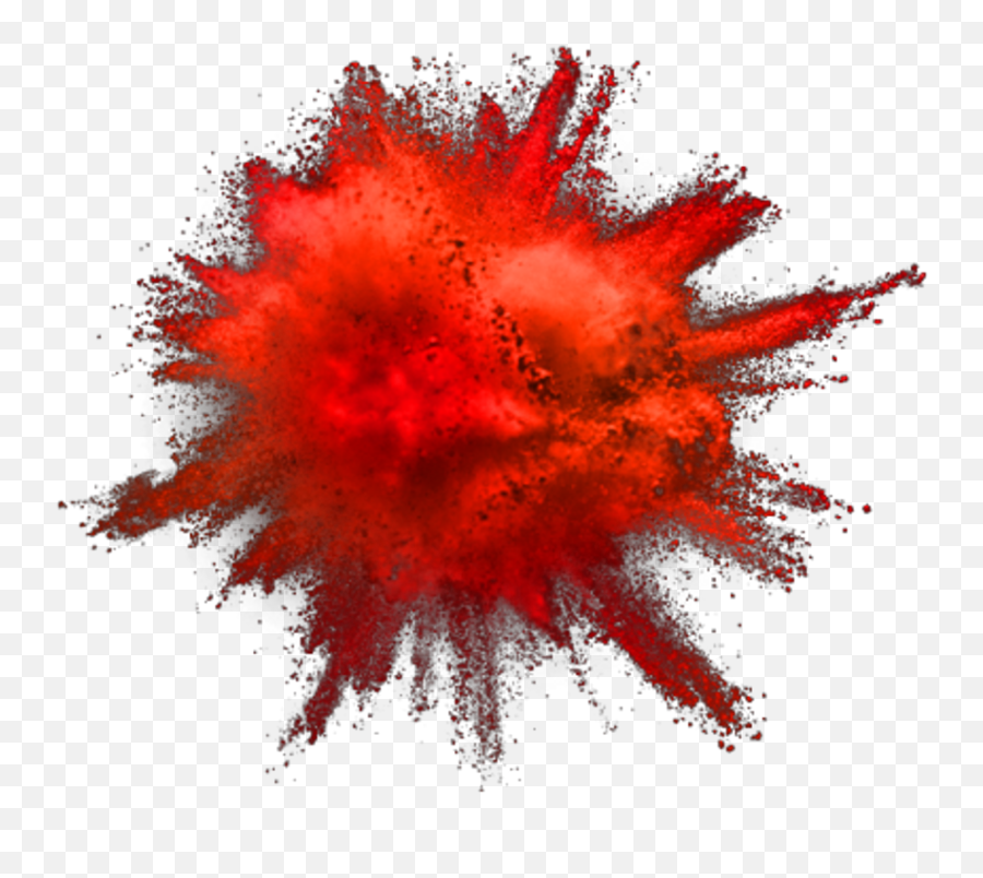 Download Hd Color Dust Explosion Png - Red Powder Explosion Png,Explosion Png