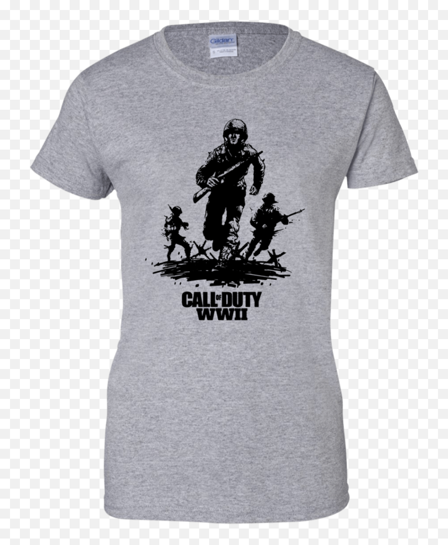 Call Of Duty Wwii - Soldier Trio Menwomen T Shirt U2013 Tee Support Harry Potter Grandma Shirt Png,Call Of Duty Soldier Png