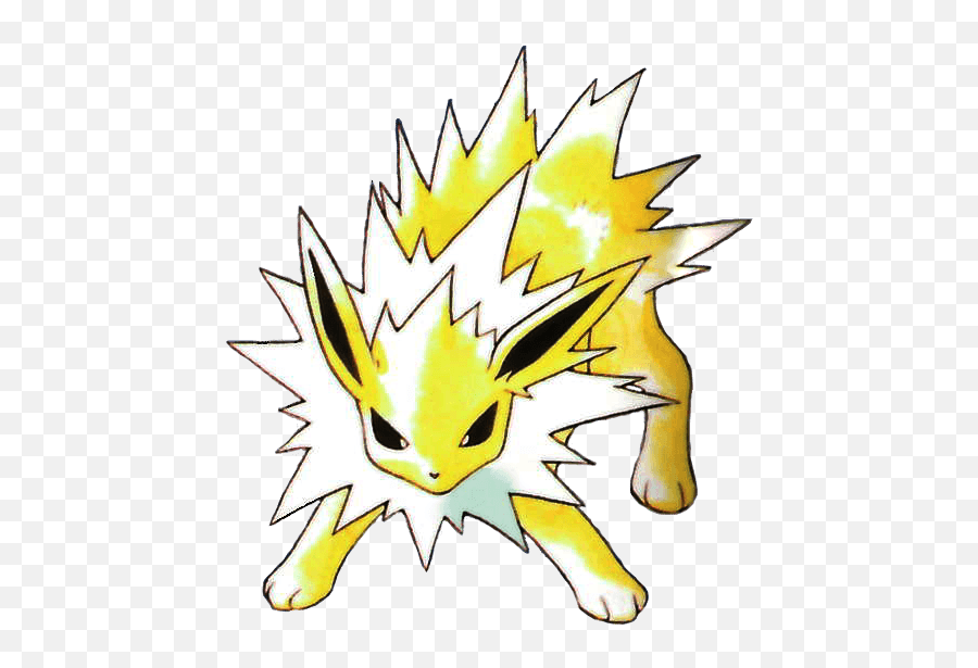 Jolteon Pokemon Drawings Pictures - Jolteon Gen 1 Art Png,Jolteon Transparent