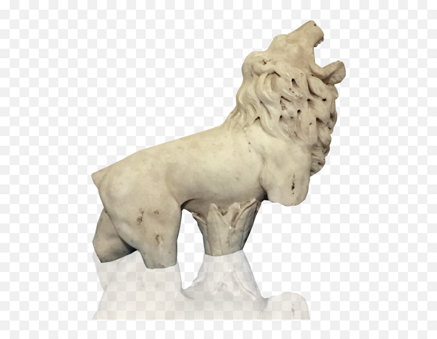 Roman Fountain Fragment The Lionu0027s Roar Ca U2013 David Smernoff - Animal Figure Png,Roman Statue Png