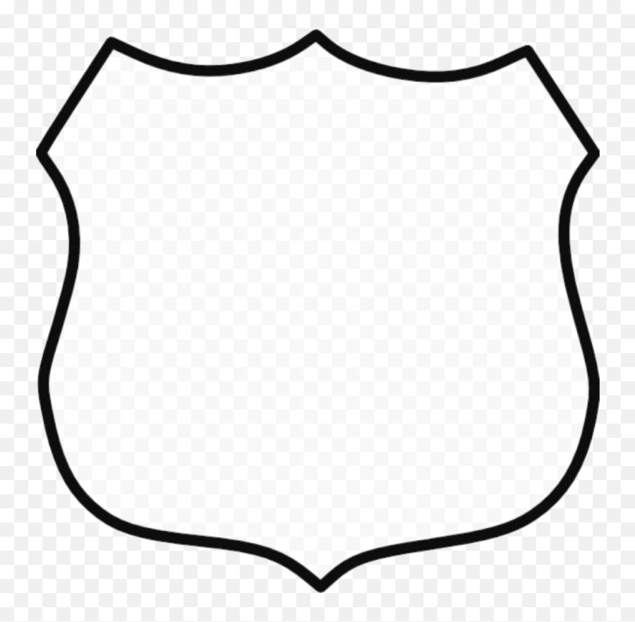 Transparent Png Police Badge - Horizontal,Blank Police Badge Png
