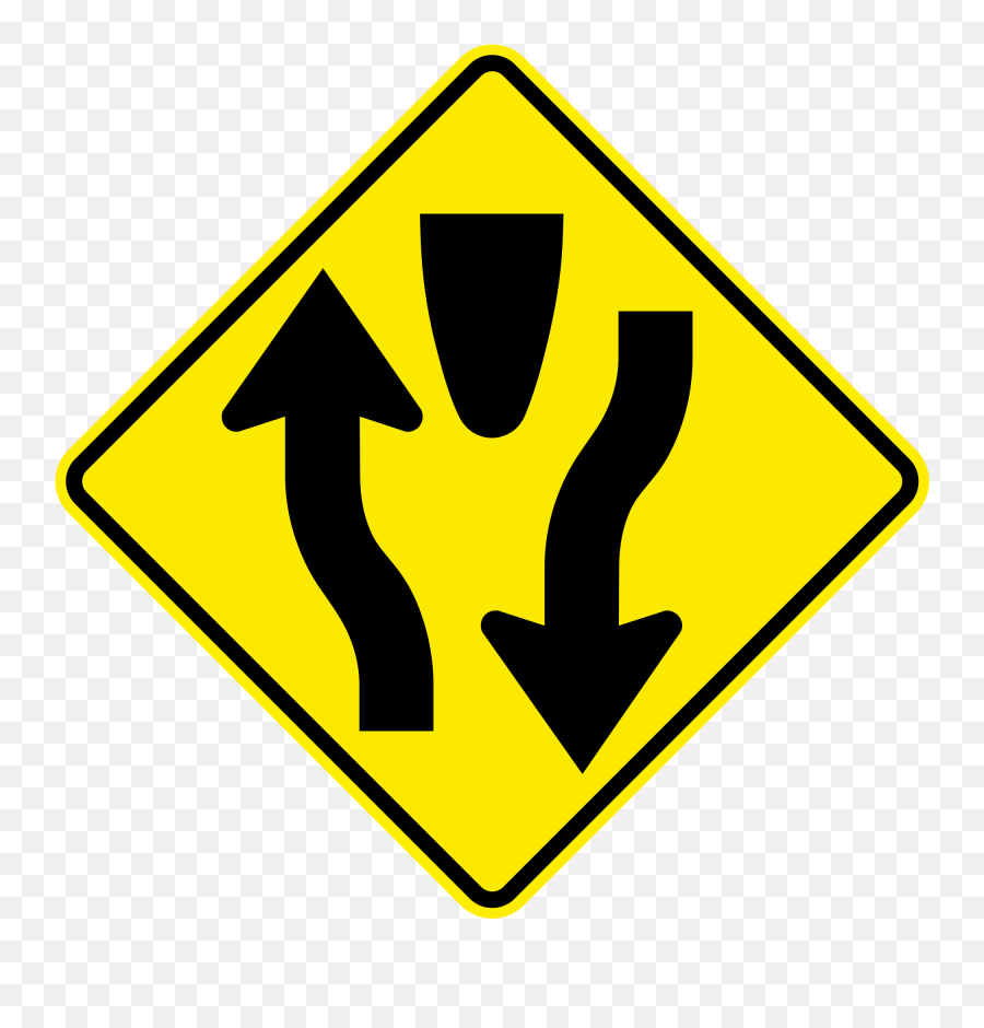 Blank Highway Sign Png - Divided Highway Sign,Interstate Sign Png