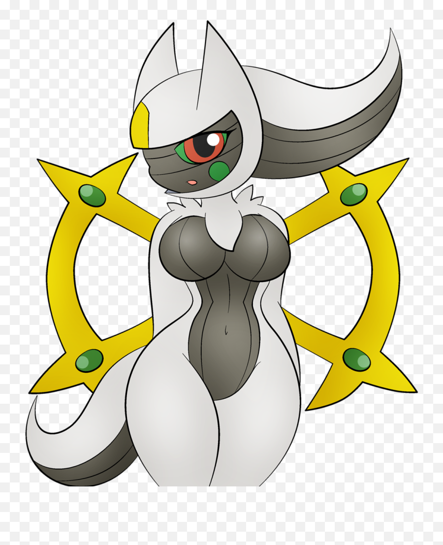 Arceus Pokemorph - Female Arceus Fan Art Png,Arceus Png