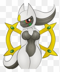 Arceus Pokemorph - Female Arceus Fan Art Png,Arceus Png