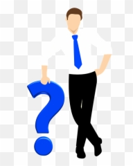 Epson Home Xp - Question Mark With Man Png