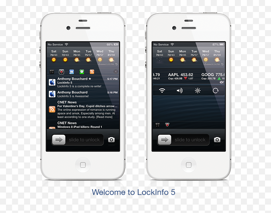 Lockinfo 5 Brings Ios 6 Support And New - Lockinfo 7 Png,Ios 6 Default Icon Layout
