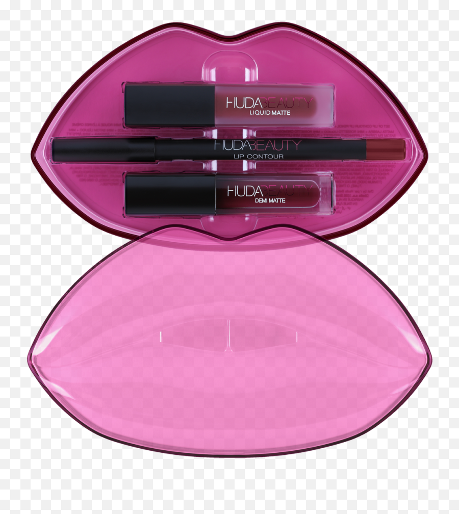 Matte U0026 Cream Lip Set Bawse Famous By Huda Professional Makeup - Huda Beauty Bawse And Famous Png,Huda Beauty Icon
