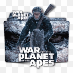 War For The Planet Of Apes Folder Icon - DesignBust Of The Png