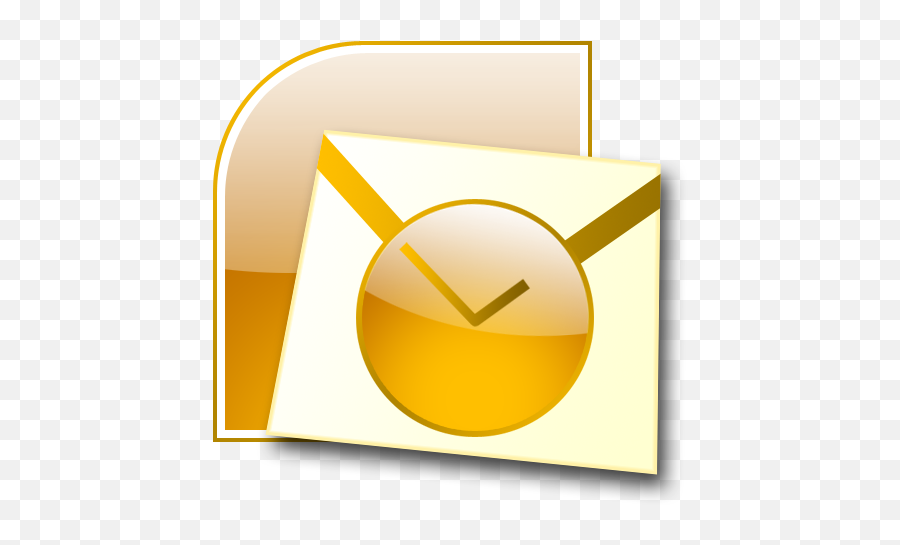 Png Icons Outlook - Outlook 2010 Icon,Outlook Yellow Icon