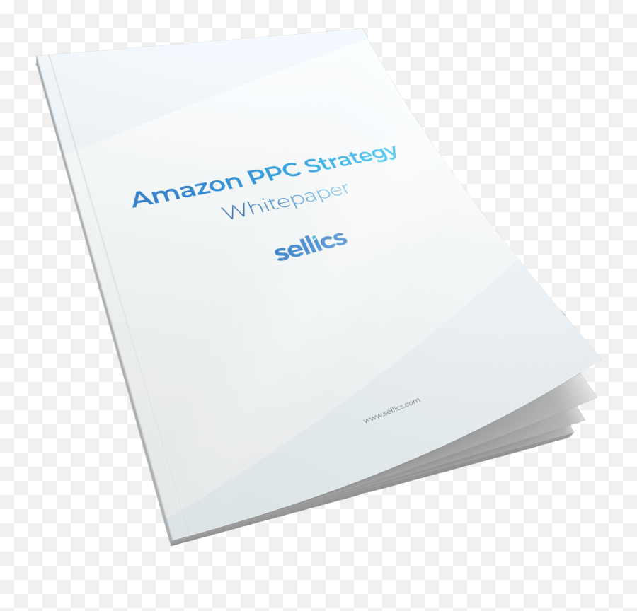 Amazon Ppc Strategy Whitepaper Sellics - Brochure Png,Amazon Logo White Png
