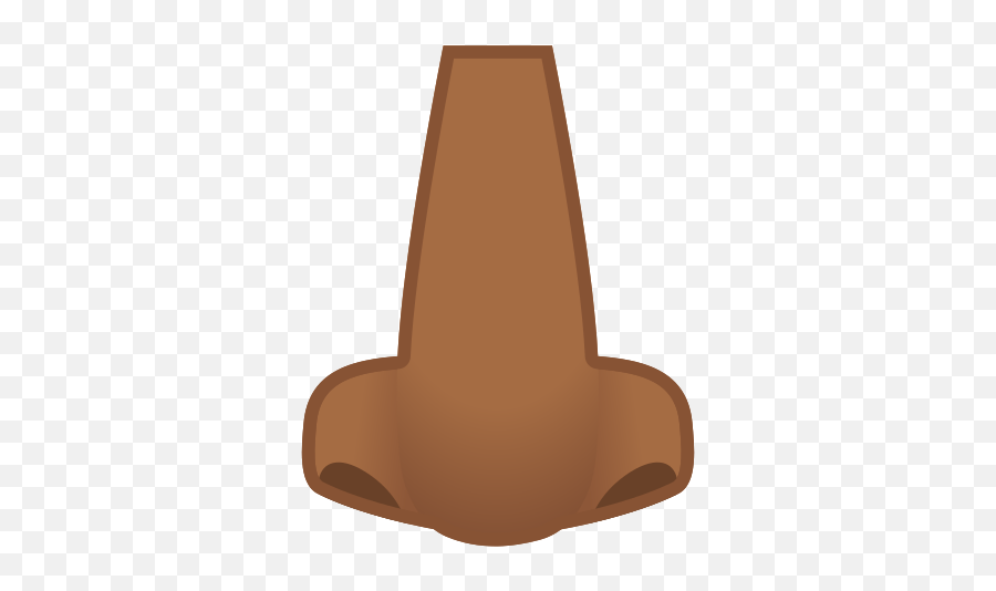 Nose Emoji With Medium - Dark Skin Tone Meaning And Pictures Chair Png,Nose Transparent