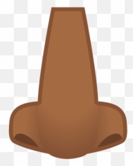 Nose Emoji With Medium - Dark Skin Tone Meaning And Pictures Chair Png,Nose Transparent