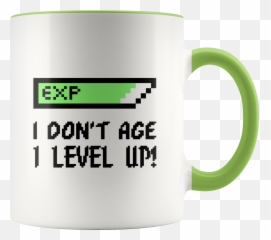 Level Up 11oz Colorful Coffee Mug - Magic png
