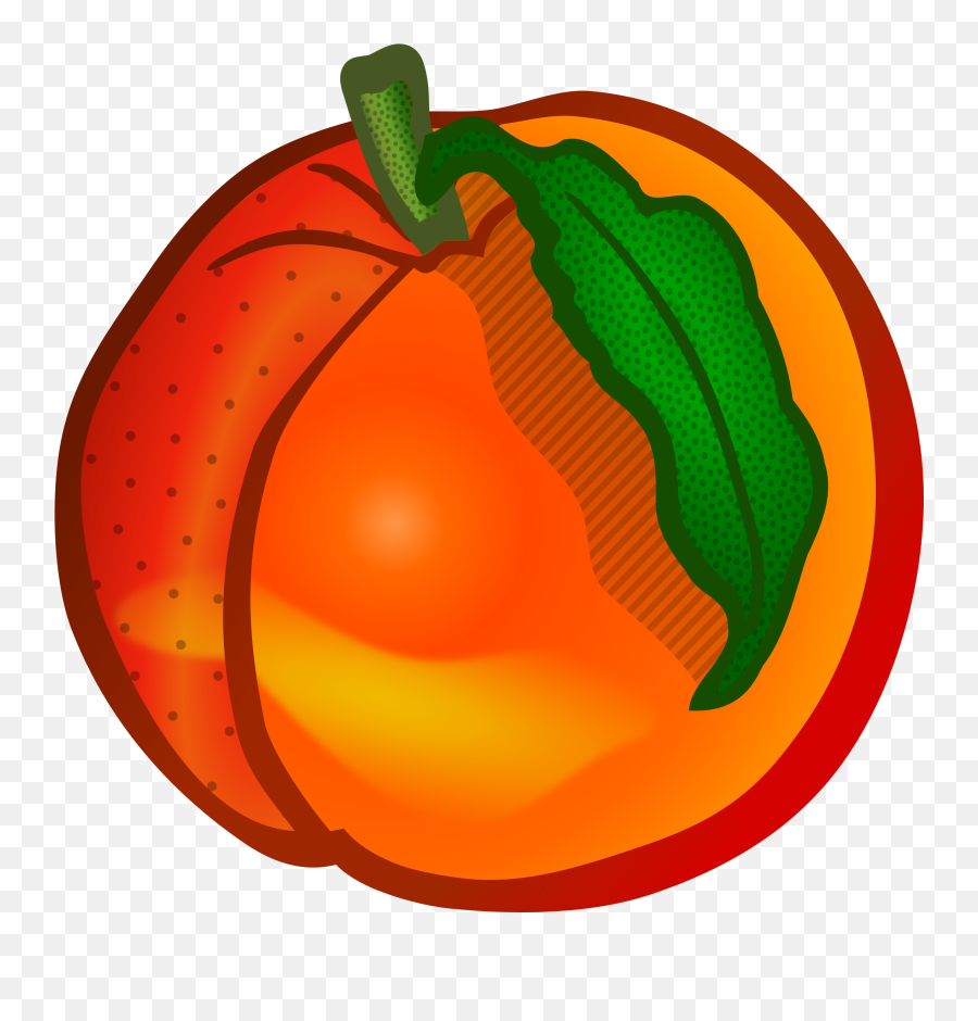 Download Peach Image Png Clipart Free - Peach With Transparent Clipart,Peaches Png