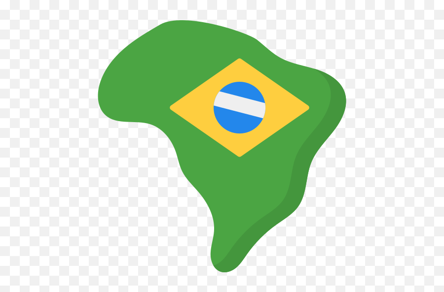 Brazil - Free Maps And Location Icons Dot Png,Brazil Map Icon
