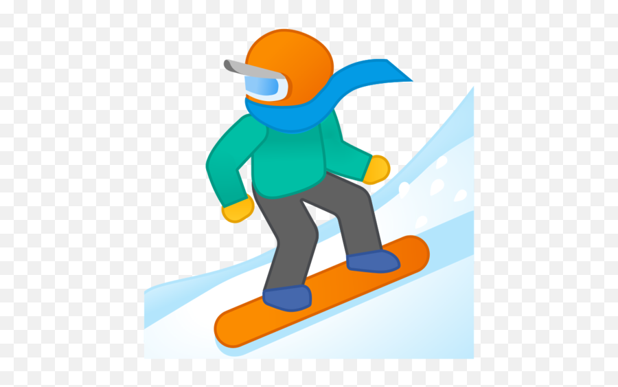 Snowboarder Emoji - Meaning Png,Snowboarder Png